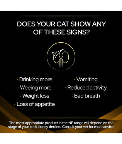 Purina Pro Plan - Cat Veterinary Diets, Feline NF Renal Function Mousse, Kidney Support Wet Cat Food - 195g