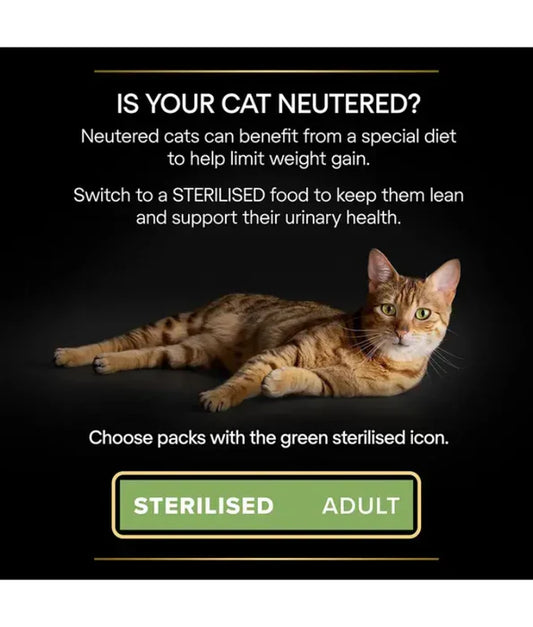 Purina Pro Plan - Cat Sterilised Senior 7+ Cat Dry Food, LONGEVIS, Turkey - 1.5 kg