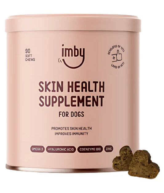 Imby - Skin Health Supplement, Reduces Shedding, Itching & Dry Skin - 90 Soft Chews