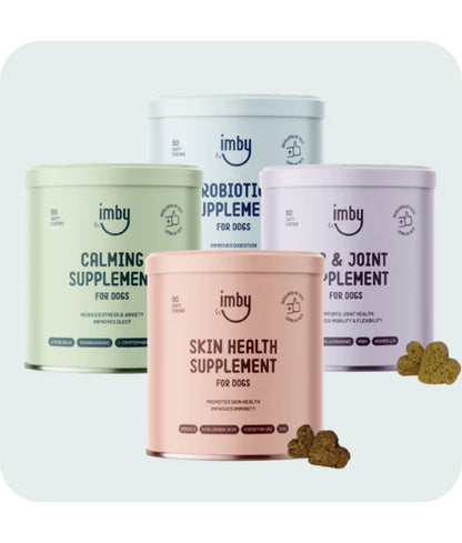 Imby - Calming Supplement, Reduces Stress & Anxiety, Improves Sleep - 90 Soft Chews