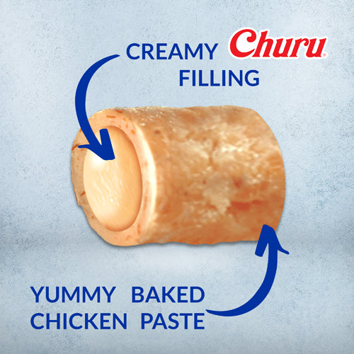 Inaba - dog Churu Bites Chicken Recipe wraps Chicken with Cheese Recipe