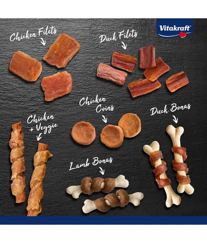 Vitakraft - dog Advent Calendar for Dogs 2025, Premium Christmas Dog Treat Calendar - 24 Daily Snacks