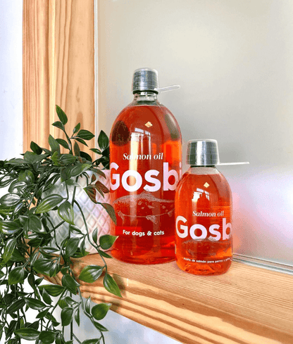Gosbi - Salmon Oil for Dogs & Cats, Omega 3 Supplement for Skin, Coat & Joints – 250ml