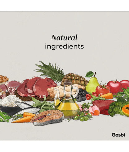 Gosbi - cat Exclusive, Chicken and Salmon Adult Dry Food – Sterilized, Hair and Skin Support 1.5kg-6kg