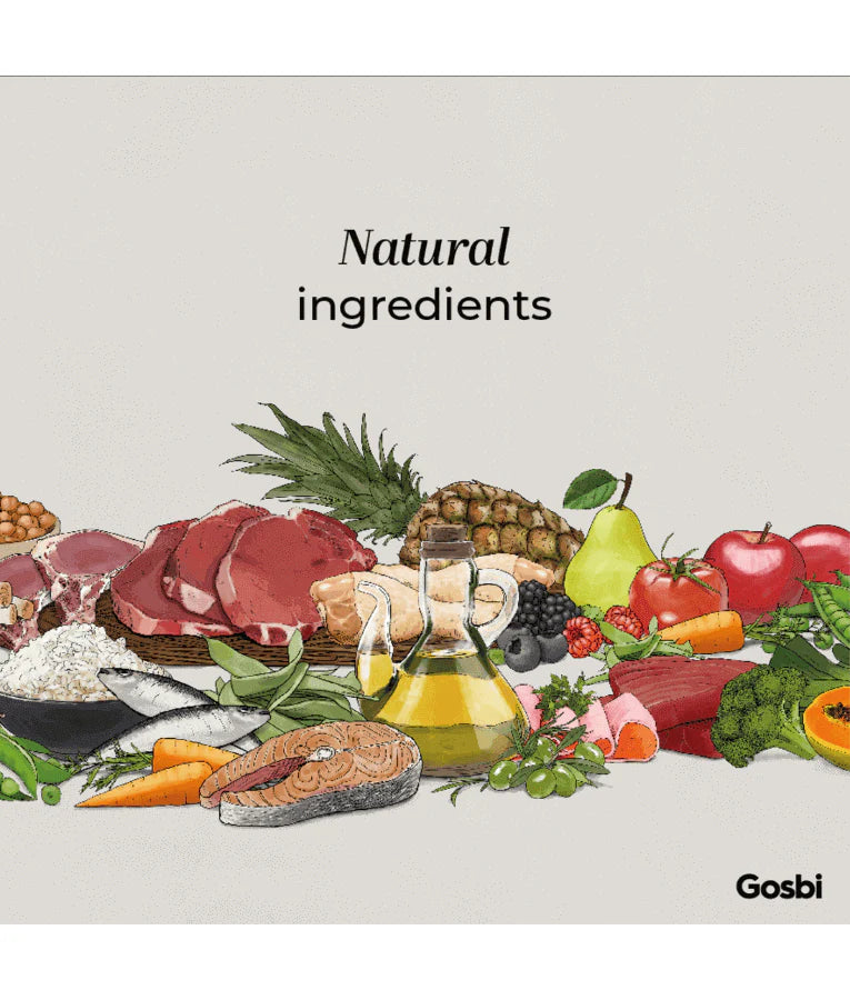 Gosbi - cat Exclusive, Chicken and Turkey Adult Dry Food – Hair and Skin Support 1.5kg-6kg