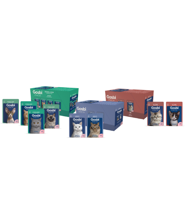 Gosbi - DeliCat, Chicken & Sardine, Grain-Free, Taurine & L-Carnitine, Sterilized Adult Wet Cat Food - 70g