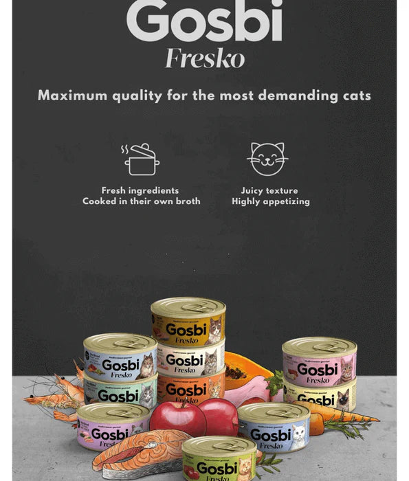 Gosbi - cat Fresko, Chicken Complementary Kitten Wet Food – 70g