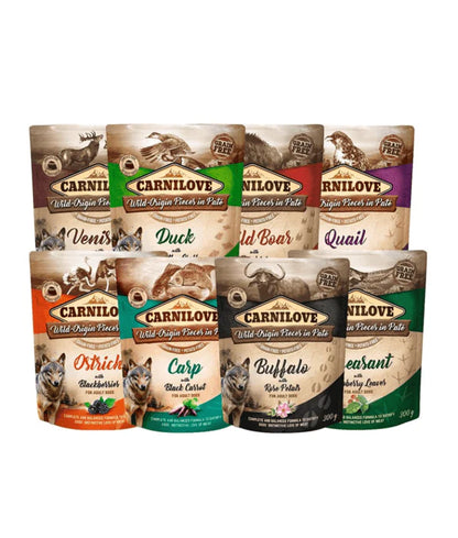 Carnilove - dog Wild Boar with Rosehips Pate, Adult Wet Food - 300g