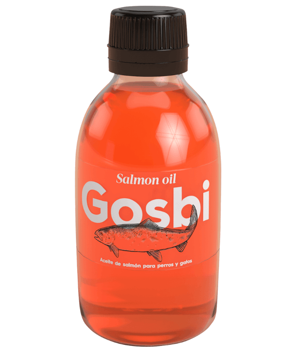 Gosbi - Salmon Oil for Dogs & Cats, Omega 3 Supplement for Skin, Coat & Joints – 250ml