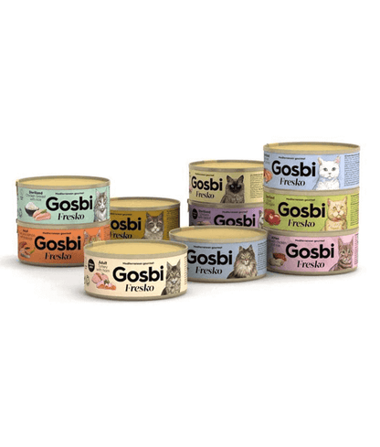 Gosbi - cat Fresko, Chicken and Rabbit Sterilized Complementary Adult Wet Food – Grain-Free 70g