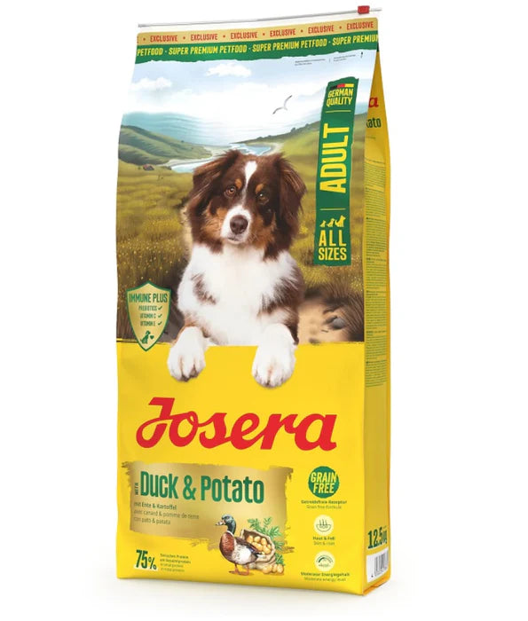 Josera - dog Duck & Potato, Grain-Free, Immune Support, Moderate Energy, Adult Dry Food - 12.5kg