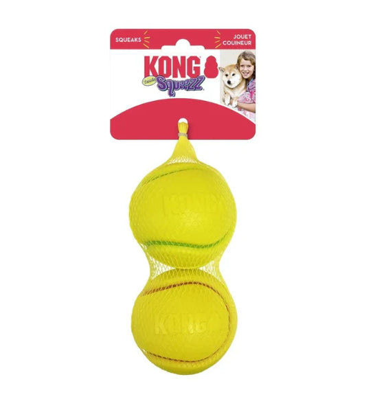 KONG Tennis Squeezz ball - dog toys