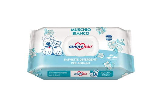 Amoremio - White Musk Pet Wipes 40pcs