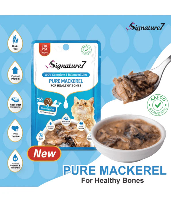 Signature7 - cat Variaty Pack With Different Nutritional Benefits 14x50g