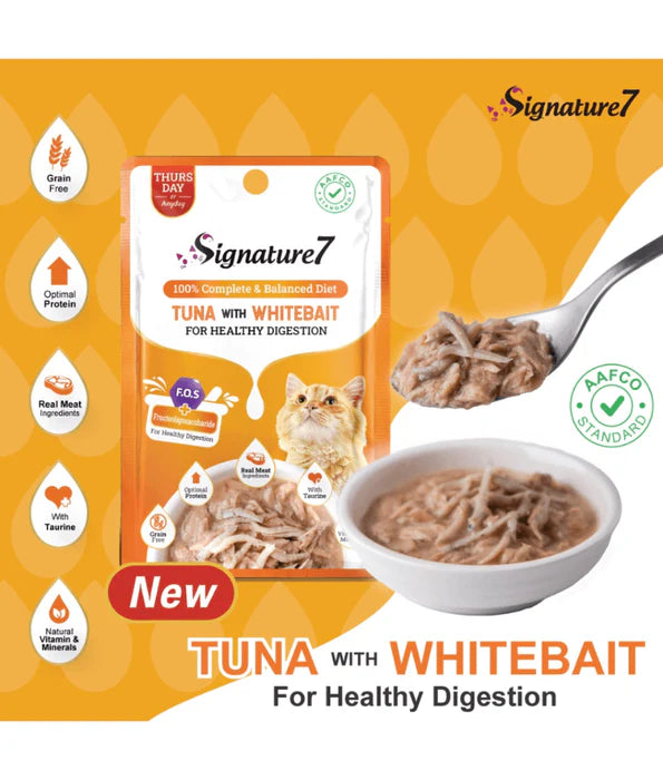Signature7 - cat Variaty Pack With Different Nutritional Benefits 14x50g