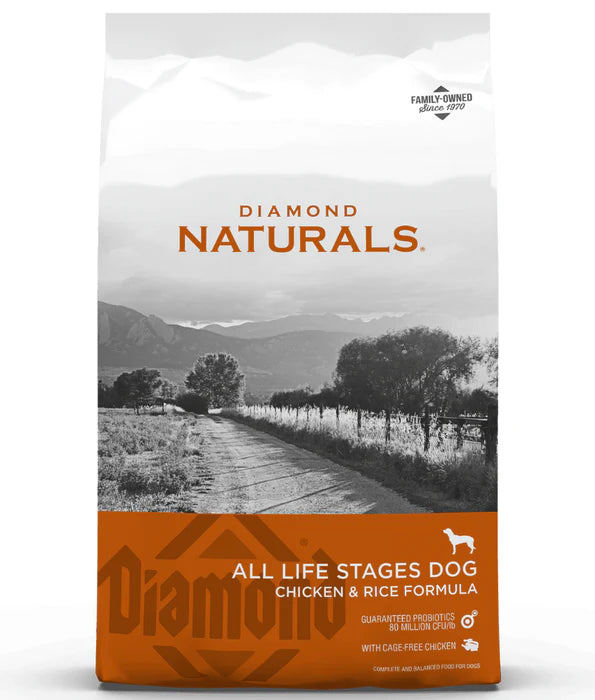Diamond Naturals - dog Medium and Large Breed, All Life Stages Dry Dog Food, With Chicken - 15kg