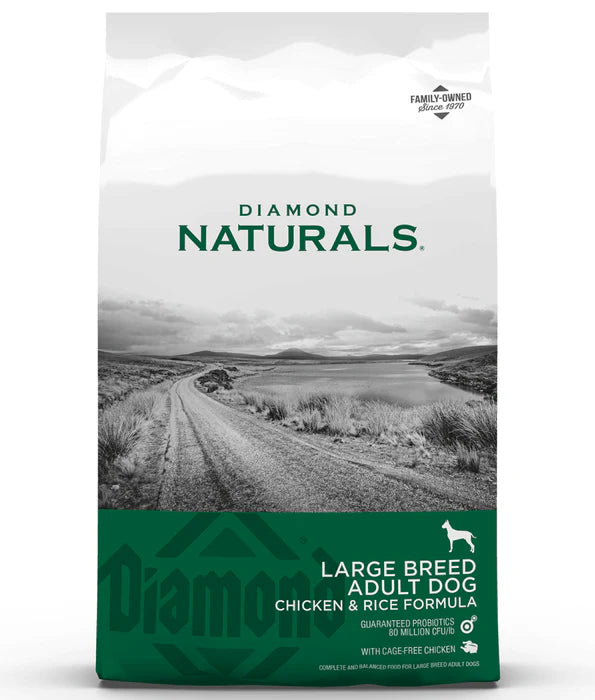 Diamond Naturals - dog Large Breed, Adult Dry Dog Food With Chicken - 15kg