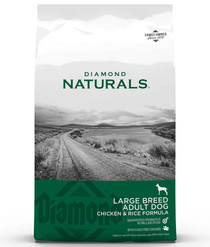 Diamond Naturals - dog Large Breed, Adult Dry Dog Food With Chicken - 15kg