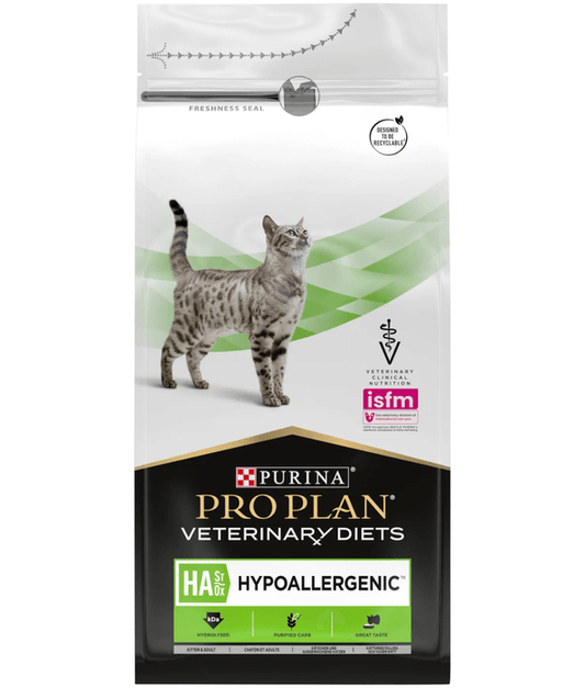 Purina Pro Plan - Cat Veterinary Diets  Ha St/Ox Hypoallergenic Clinical Diet, 1.3 Kg
