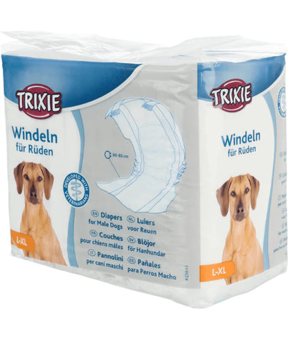 Trixie - Diapers For Male Dogs