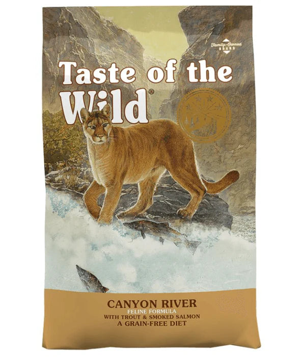 Taste of The Wild - cat Canyon River Feline Formula with Trout & Smoked Salmon 2kg