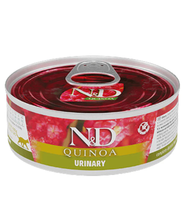 Farmina - cat N&D Quinoa, Duck Urinary Grain Free Adult Wet Cat Food In Broth 80g