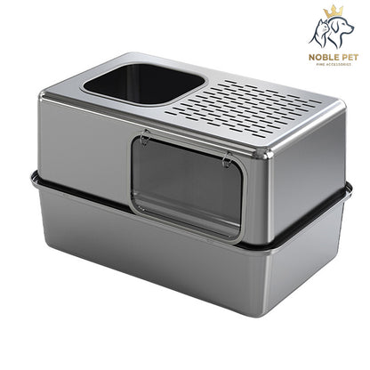 Noble Pet - Full stainless-steel litter box XXL
