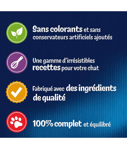 Purina Felix – cat Tender Shredded Wet Food in Jelly – Tuna, Salmon, Cod & Plaice, Adult 12x85g