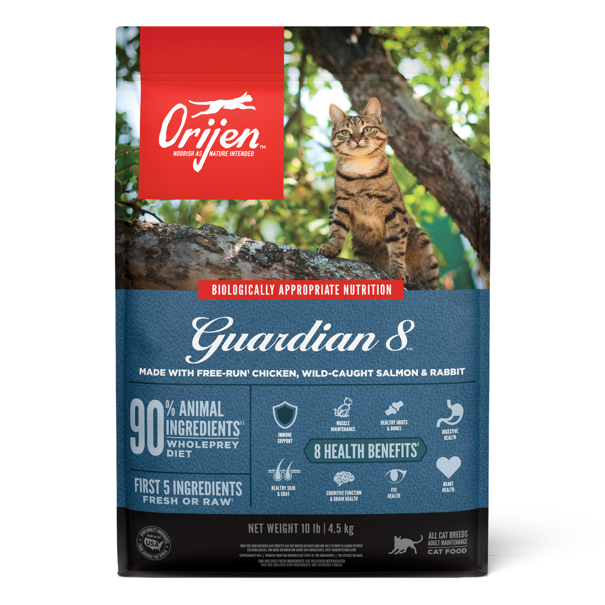 Orijen - cat guardian 8 chicken, wild caught salmon & rabbit 1.8kg