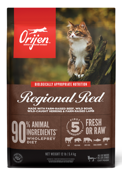 Orijen - cat regional red beef & whole pilchard, bison, lamb