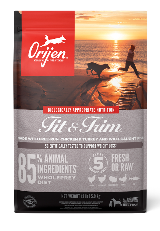 Orijen - dog fit & trim fresh raw chicken, turkey & wild- caught fish 2kg