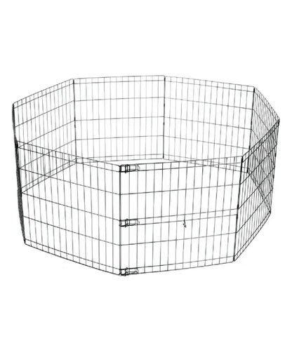 M-Pets - puppy play pen foldable steel