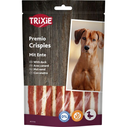 trixie - dog  premio crispies with duck