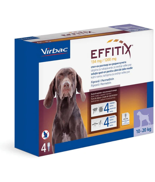 VIRBAC - EFFITIX® PLUS Topical Solution for Dogs 10-20KG