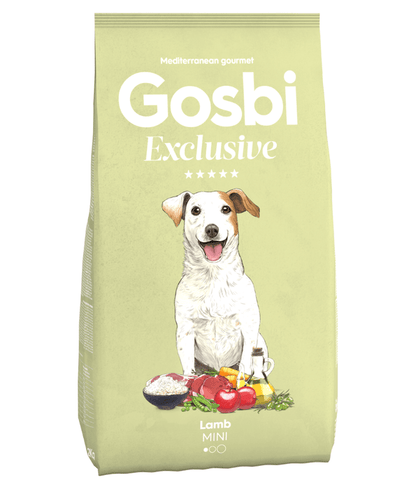 Gosbi - dog Exclusive, Hypoallergenic Lamb Adult Dry Food For Mini and Small Breeds 2kg-7kg