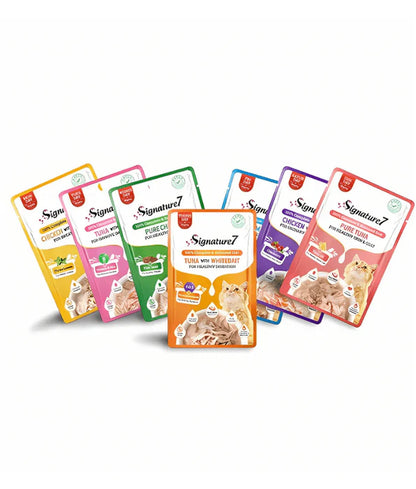 Signature7 - cat Variaty Pack With Different Nutritional Benefits 14x50g