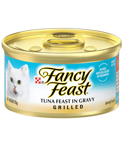 Purina - cat Fancy Feast Grilled Tuna Feast in Gravy Gourmet Cat Food 85g