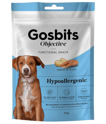 Gosbi - dog Gosbits Objective, Salmon Adult Treats – Hypoallergenic, All Natural 150g