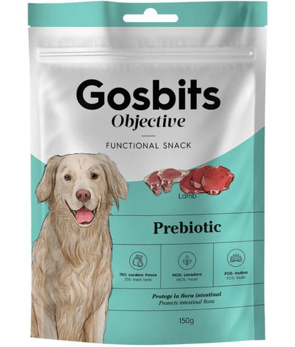 Gosbi - dog Gosbits Objective, Lamb Adult and Senior Treats – Prebiotic, Gastrointestinal Disorders, All Natural 150g