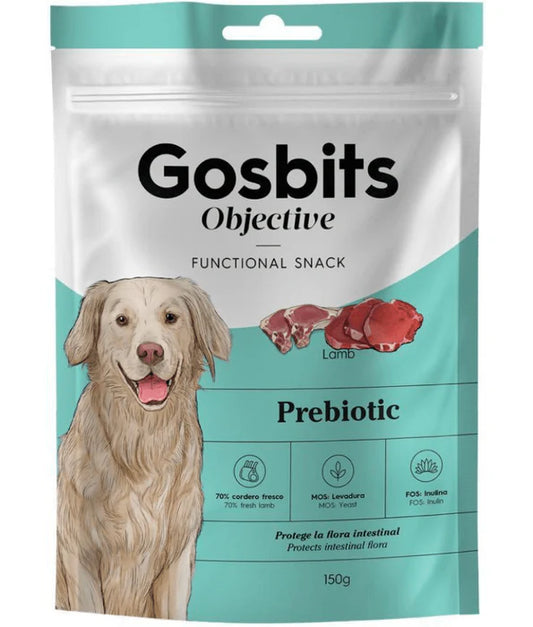 Gosbi - dog Gosbits Objective, Lamb Adult and Senior Treats – Prebiotic, Gastrointestinal Disorders, All Natural 150g