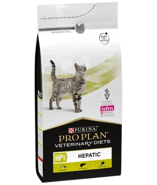 Purina - Pro Plan Veterinary Diets, Feline HP Hepatic Dry Cat Food, Gentle Protein for Liver Support - 1.5kg