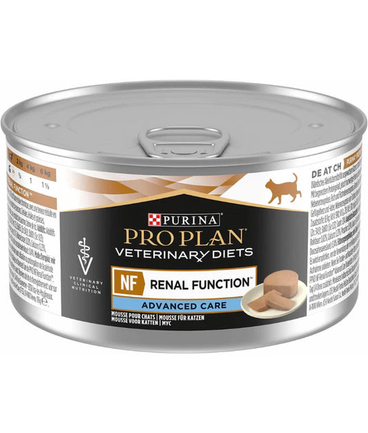 Purina Pro Plan - Cat Veterinary Diets, Feline NF Renal Function Mousse, Kidney Support Wet Cat Food - 195g