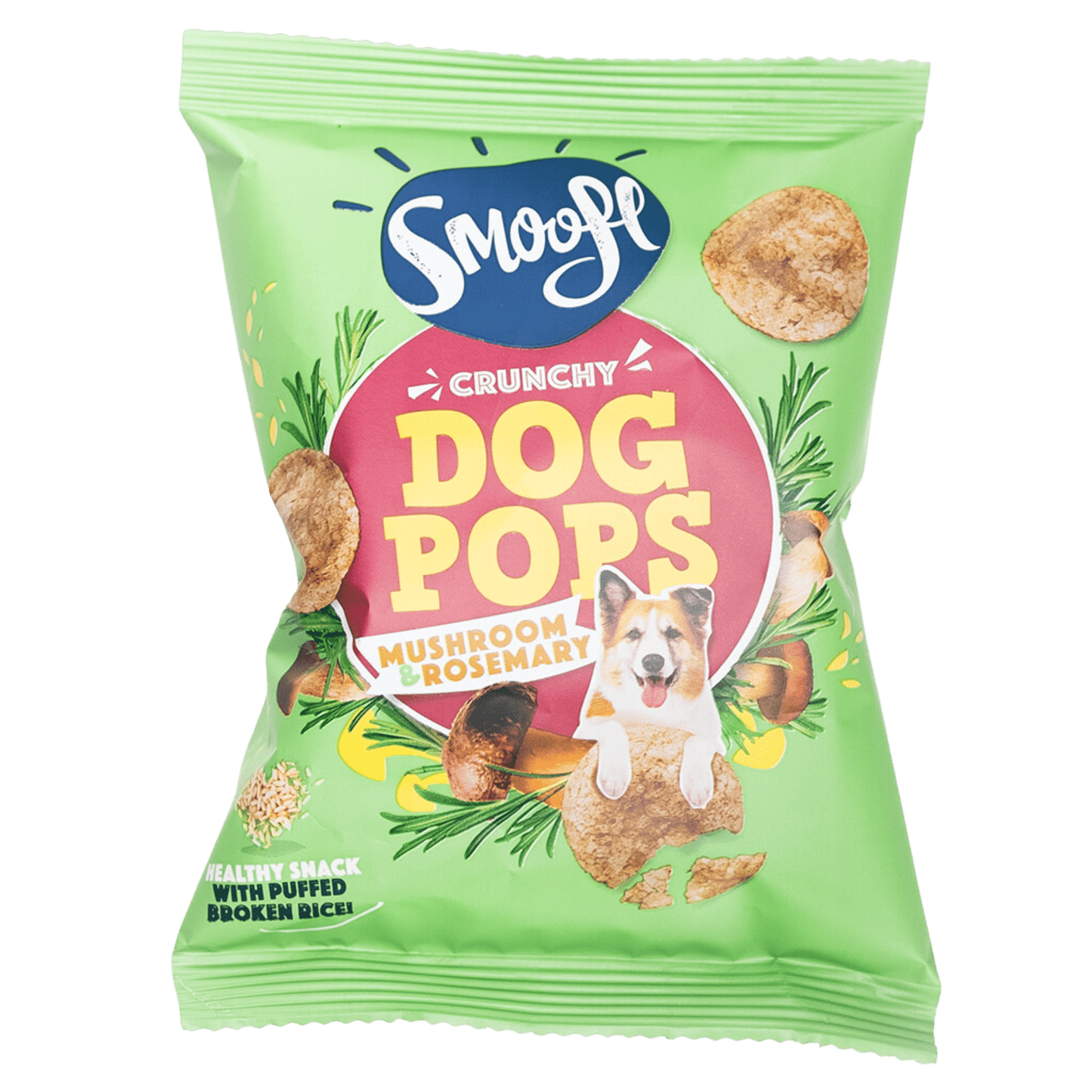 Smoofl - dog pops crunchy mushroom & rosemary 24g