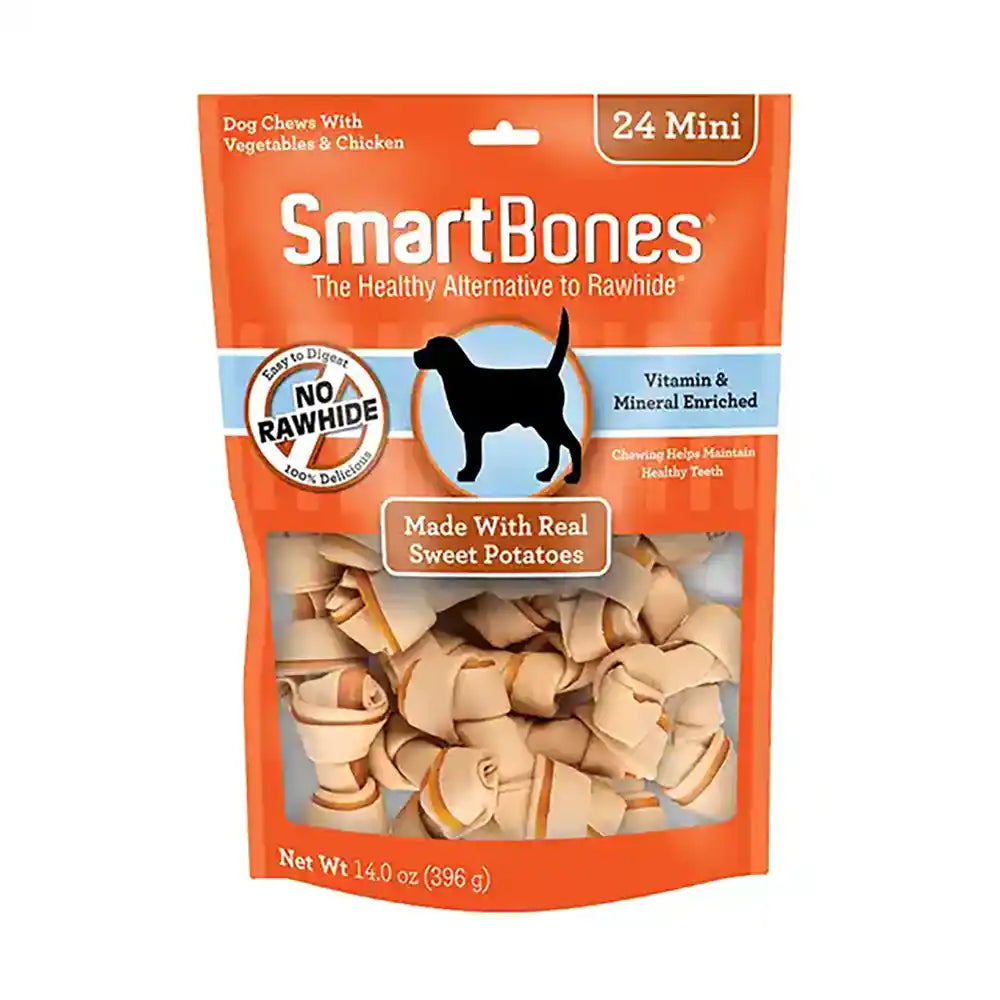 Smart Bones - dog real sweet potato 16 mini
