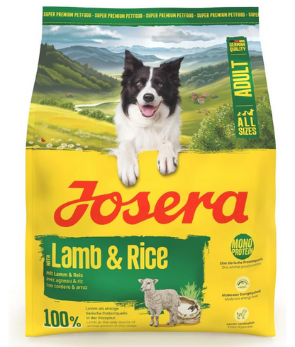 Josera - Dog Lamb & Rice 12.5kg