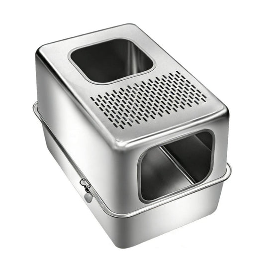Nashville 201 - Cat Litter Inox Box Stainless Steel Grey 60*40*40cm