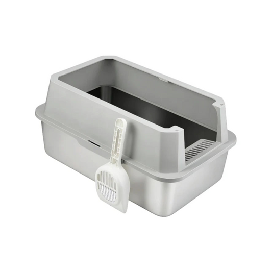 Key-West 201 - Cat Litter Inox Box Stainless Steel+ABS Grey 60*40*30cm