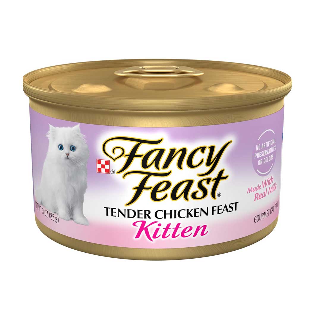 Purina - cat Fancy Feast Kitten Tender Chicken Feast Wet Kitten Food Pate 85g
