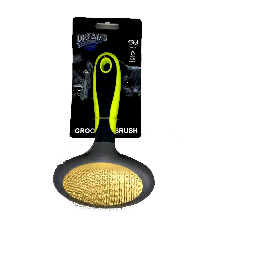 Dreams - pet cleaning oval slicker brush L