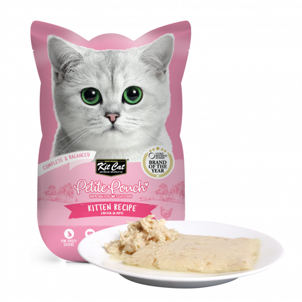 Kit Cat - Petite Pouch Complete & Balanced Kitten Chicken in Aspic 70g
